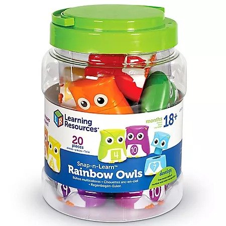Snap-n-Learn Rainbow Owls - Sam's Club