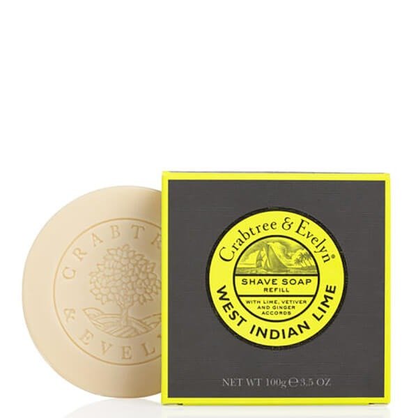 Crabtree & Evelyn West Indian Lime Shave Soap Refill (100g)