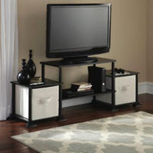 Mainstays No Tools 3-Cube Storage Entertainment Center for TVs Up to 40"