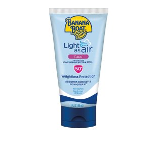 Banana Boat Light As Air Faces, Broad Spectrum Sunscreen Lotion