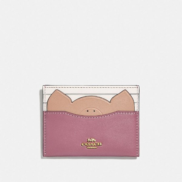 Card Case With Pig