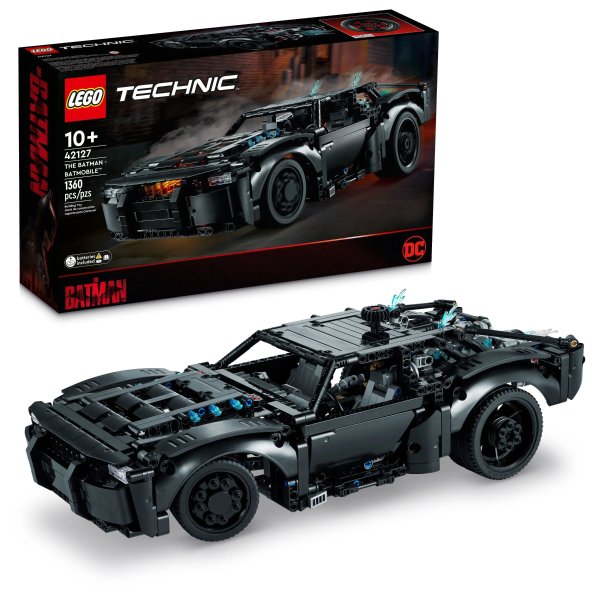 Technic The Batman: Batmobile 42127 Building Toy Set (1,360 Pieces)