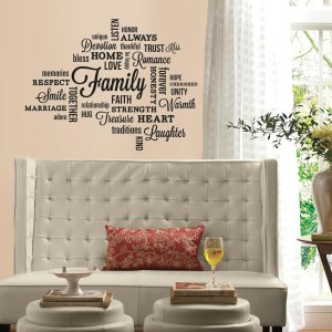 RoomMates Family Quote Peel And Stick Wall Decals @ Amazon.com
