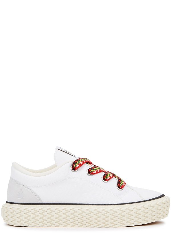Curbies white canvas sneakers