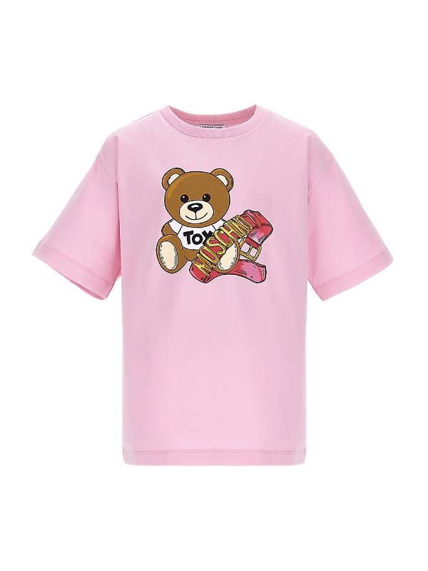 Little Girl's & Girl's Teddy Bear Belt Maxi T-Shirt