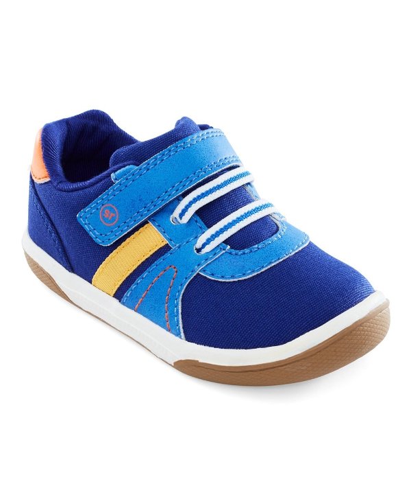 Blue & Orange Thompson Sneaker - Boys