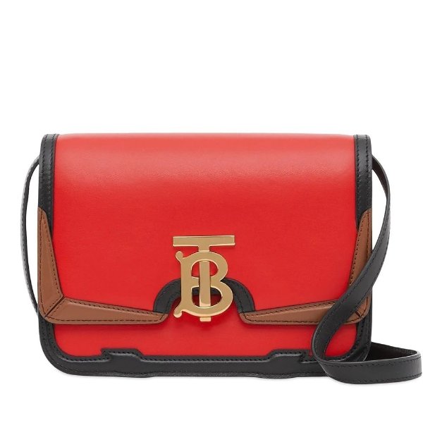 Red Small Tb Crossbody Bag