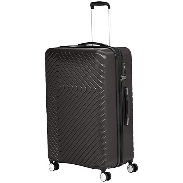 Geometric Luggage Expandable Suitcase Spinner with Built-In TSA Lock