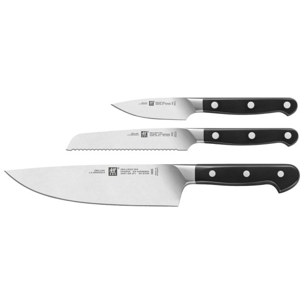 Pro 3-pc Starter Knife Set
