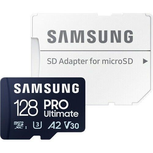 128GB PRO Ultimate UHS-I microSDXC Card with SD Adapter