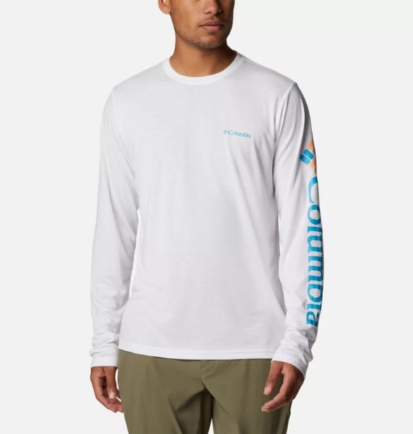 Men's Marshall Valley™ Long Sleeve Logo Shirt | Columbia Sportswear