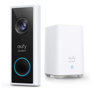 eufy 无线智能视频门铃套装 2K分辨率 含中控基座