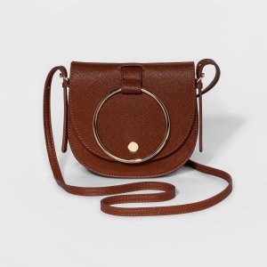 Women s Ring Mini Crossbody Handbag - Who What Wear