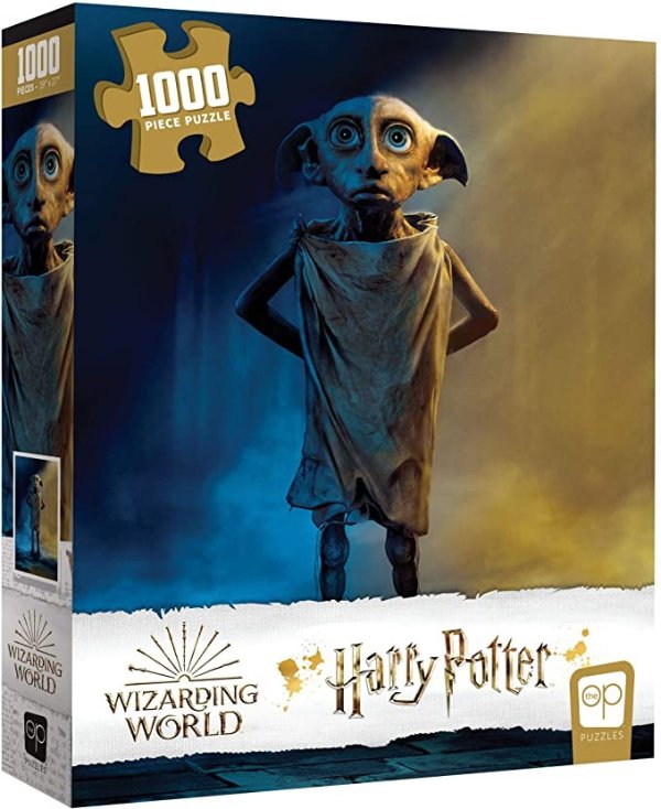 Harry Potter Dobby 1000 Piece Jigsaw Puzzle | Officially Licensed Harry Potter Puzzle | Collectible Puzzle Featuring Dobby The House Elf from Harry Potter Films