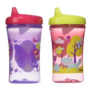 Gerber Graduates Advance Developmental Hard Spout Sippy Cup in Assorted Colors-2 Pack, 10-Ounce