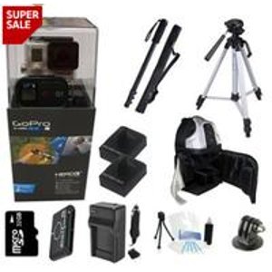 GoPro Hero 3+ Black Edition + All You Need Extreme Outdoor Bundle Kit