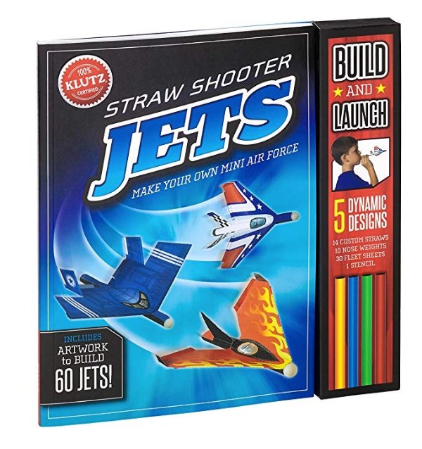 Straw Shooter Jets: Make your own mini air force
