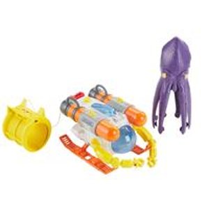 Matchbox Mission: 海底章鱼潜艇玩具套装