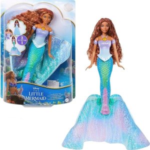 DisneyThe Little Mermaid Transforming Ariel Fashion Doll, Switch from Human to Mermaid, Toys Inspired by The Movie