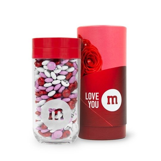 Personalizable M&M’S Gift Jar in Romance Gift Tube | M&M’S - mms.com