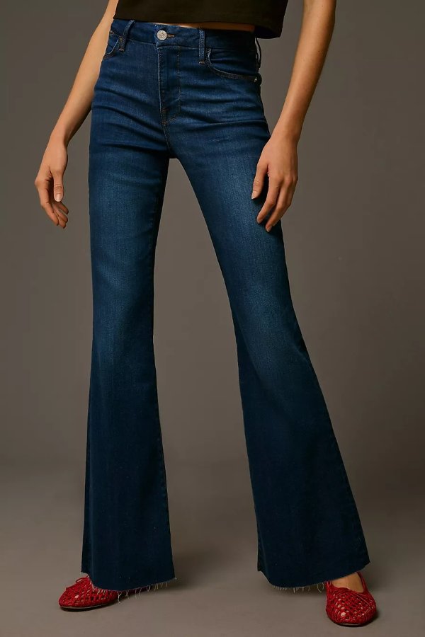 Frame Le High Easy High-Rise Flare Jeans