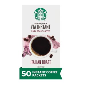 Starbucks VIA Instant Coffee 50 packets