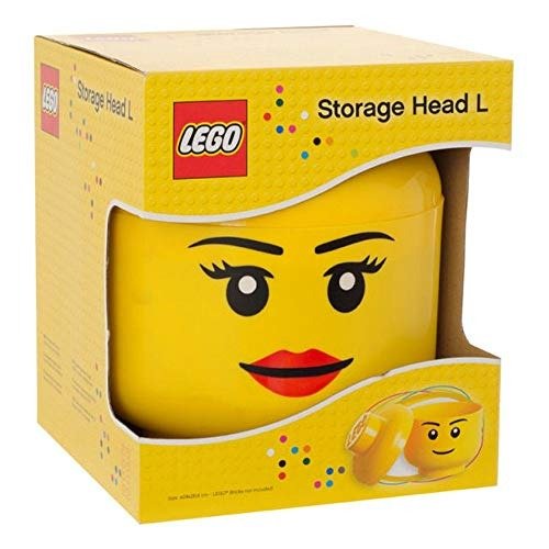 LEGO 大型娃娃头收纳盒，男孩款