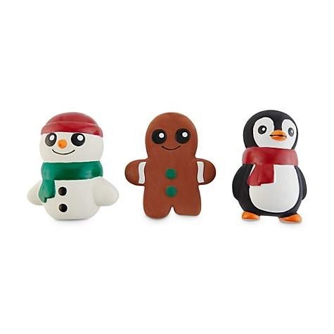 Season's Greetings Christmas Character Latex Dog Toy in Assorted Styles, X-Small | Petco