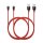 Anker [2-Pack] Powerline+ Lightning Cable (6ft) Durable and Fast Charging Cable [Aramid Fiber & Double Braided Nylon] for iPhone X / 8/8 Plus / 7/7 Plus / 6/6 Plus / 5s / iPad and More (Red)