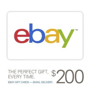 价值$200 eBay 电子礼卡