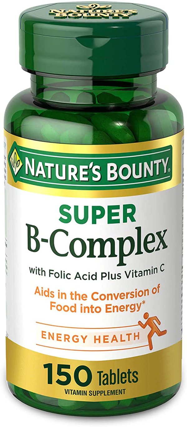  Super B-Complex with Folic Acid Plus Vitamin C 150 ct