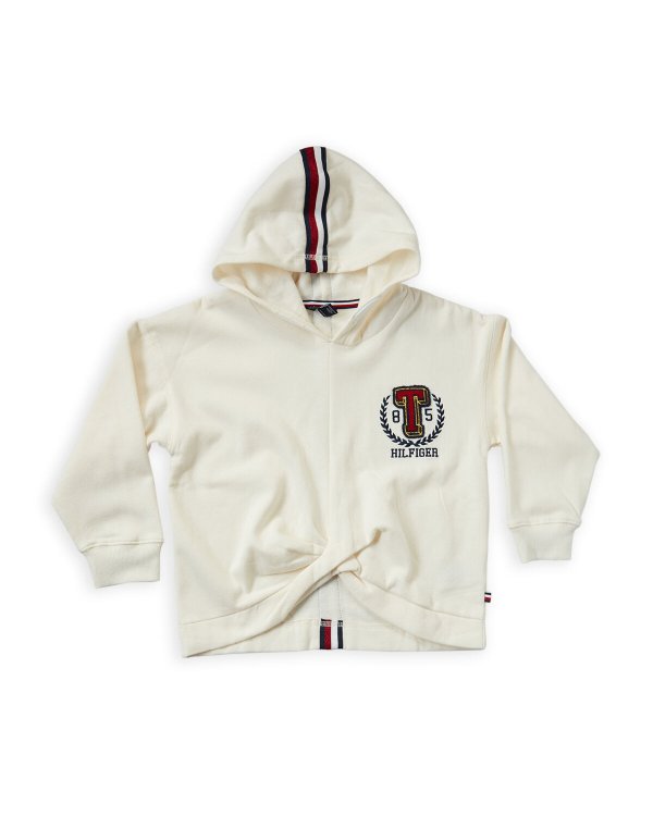 (Girls 7-16) Tommy 85 Tie Front Hoodie