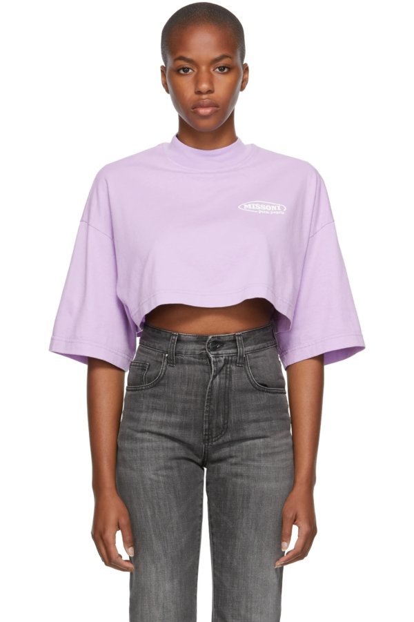 Purple Missoni Edition 短款T恤