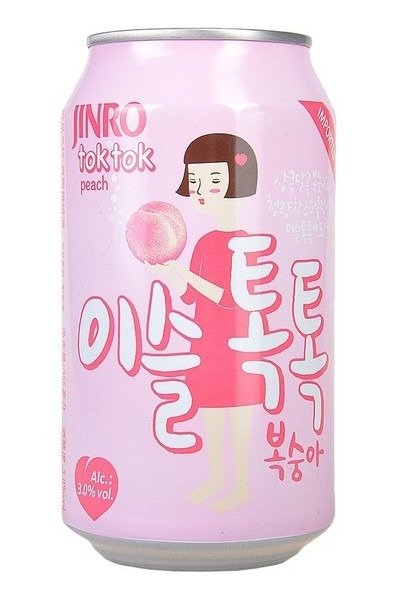 JINRO Tok Tok Peach Soju 桃子味气泡酒 6瓶装