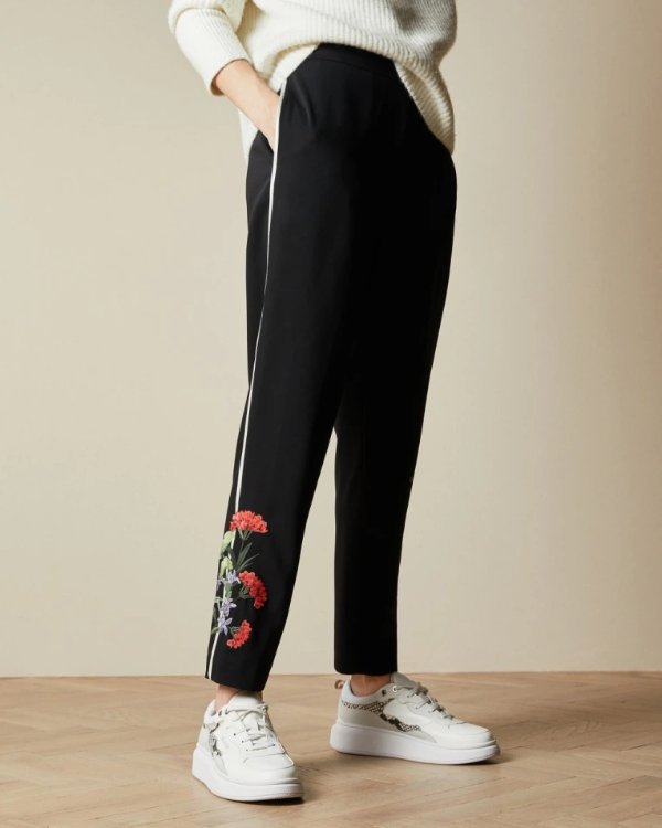 KINALEE Highland embroidered joggers