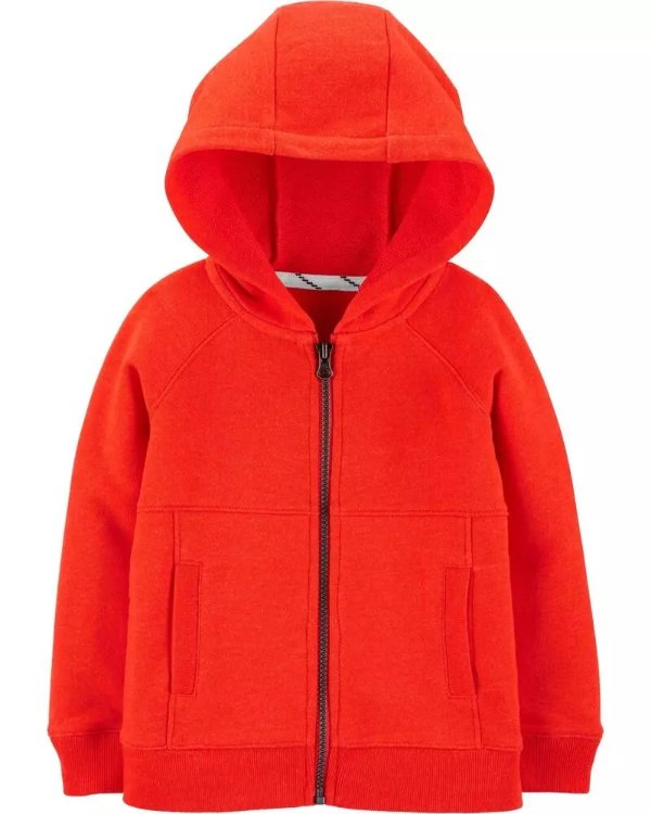Zip-Up French Terry HoodieZip-Up French Terry Hoodie