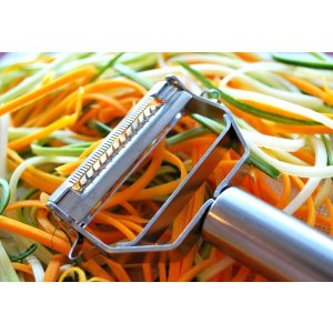 Itali Passio® - Deluxe Stainless Steel Dual Julienne Peeler & Vegetable Peeler 