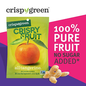 Crispy Green Freeze-Dried Fruit, Single-Serve, Tangerine, 0.35 Ounce (12 Count)