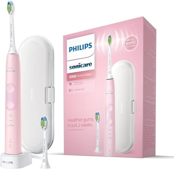 Sonicare 5100 电动牙刷 女神粉+2刷头