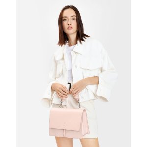 Pink Knotted Detail Handle Bag @ Charles & Keith