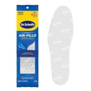 Dr. Scholl's AIR-PILLO Insoles // Ultra-Soft Cushioning and Lasting Comfort with Two Layers of Foam that Fit in Any Shoe - 1 Pair