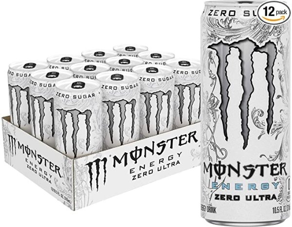 Zero Ultra, Sugar Free Energy Drink, 10.5 Ounce (Pack of 12)