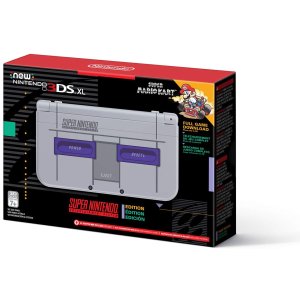 Nintendo New 3DS XL - Super NES Edition + AC Adapter Bundle