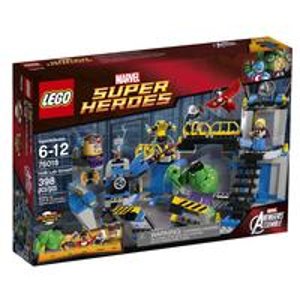 乐高LEGO 76018 超级英雄绿巨人大闹实验室积木玩具