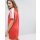 adidas Originals adicolor Three Stripe Raglan Dress In Red at asos.com