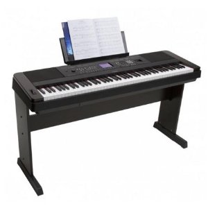 Yamaha DGX-650 88-Key Graded Hammer Action Digital Piano+Open-Air Headphones + 19-Inch Piano Bench
