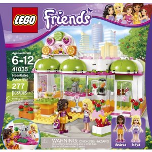 乐高LEGO Friends系列 41035 心湖果汁吧积木玩具
