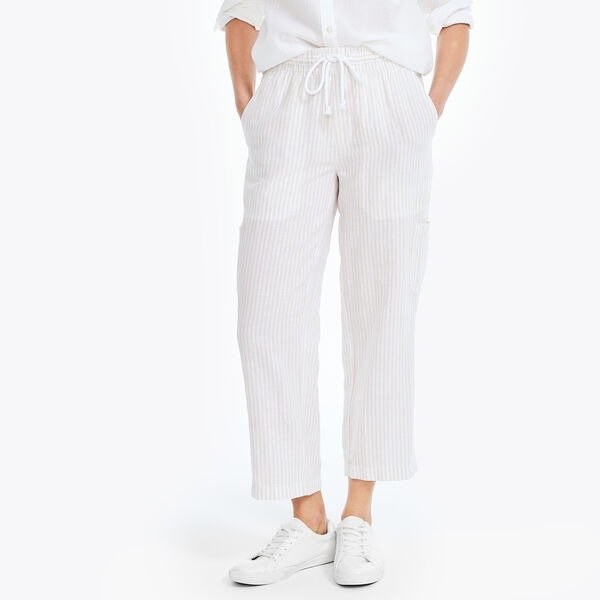 SUSTAINABLY CRAFTED STRIPED PULL-ON PANT