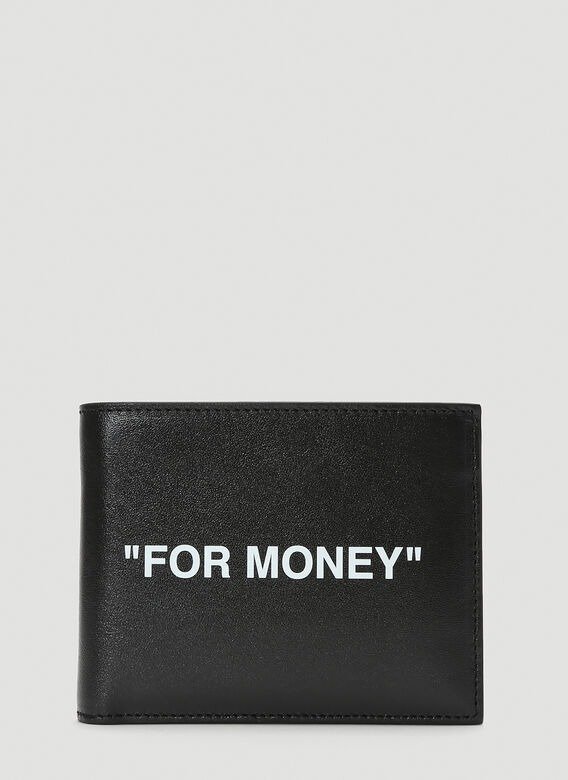 “For Money” Wallet in Black