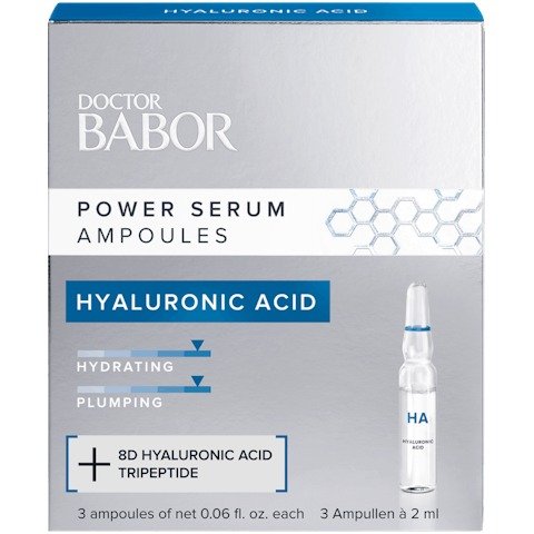 Travel Size 3-Piece Power Serum Ampoules Hyaluronic Acid BABOR Skincare